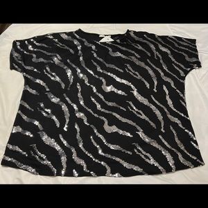Flashy Sequined Blouse